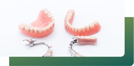Full and partial dentures to replace missing teeth and restore your smile.